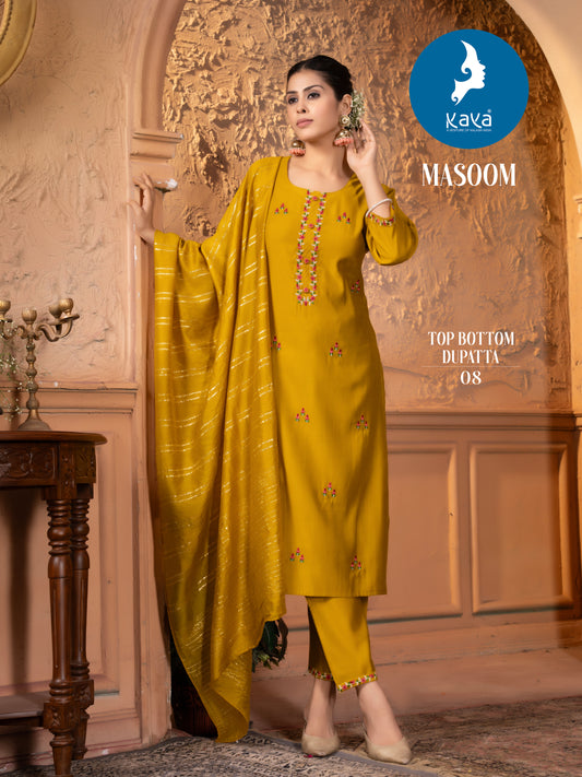 Masoon yellow shalwar