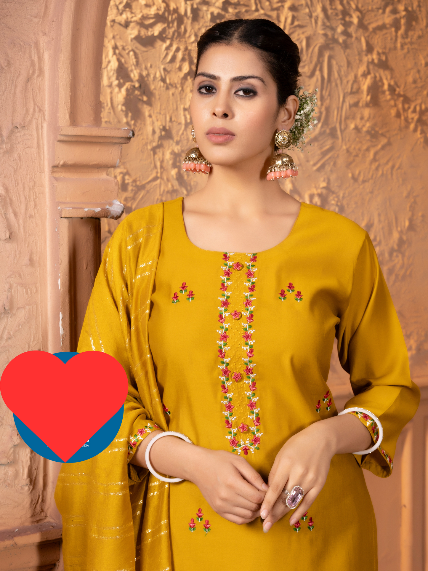 Masoon yellow shalwar