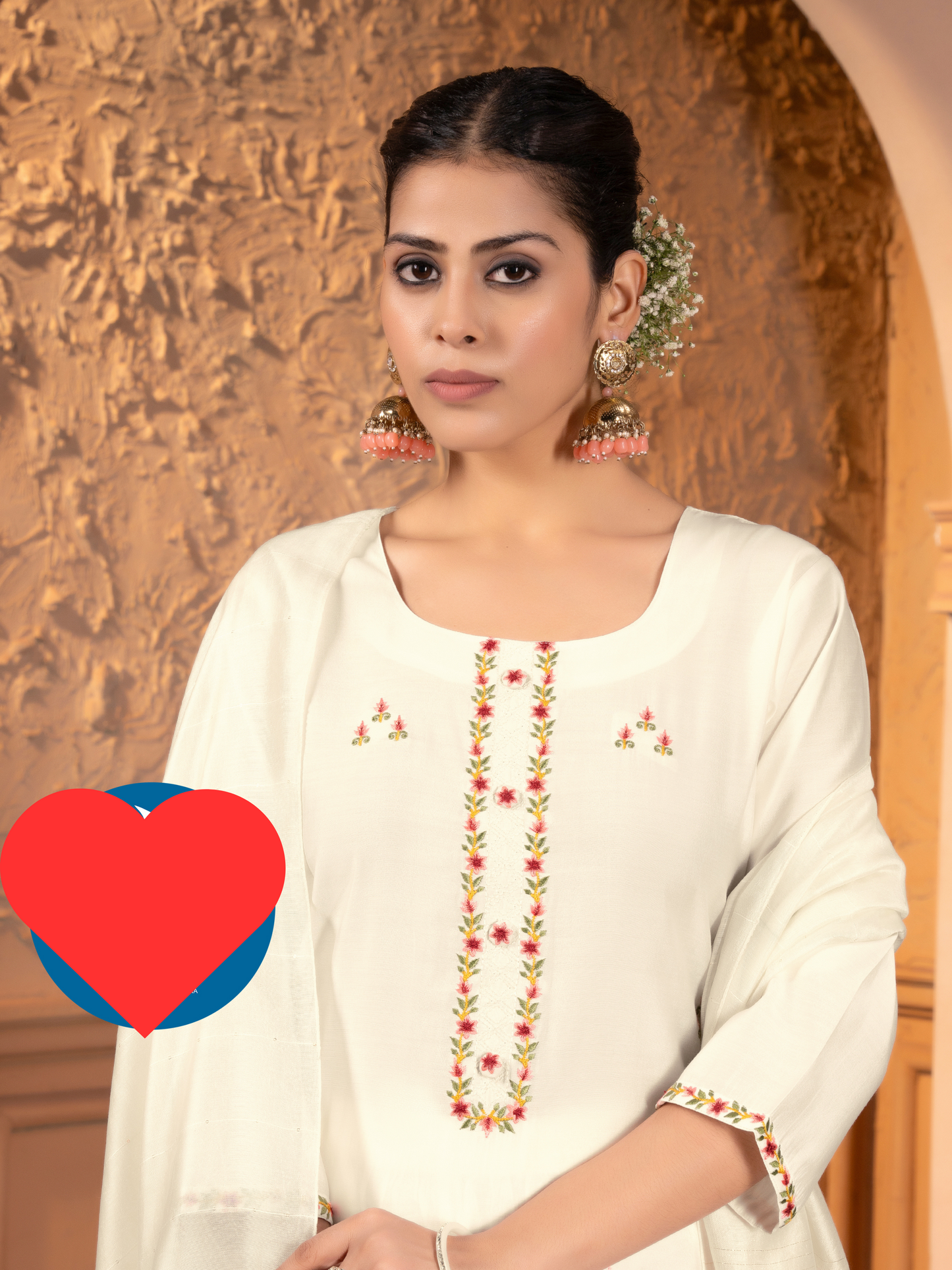 Masoon White Shalwar