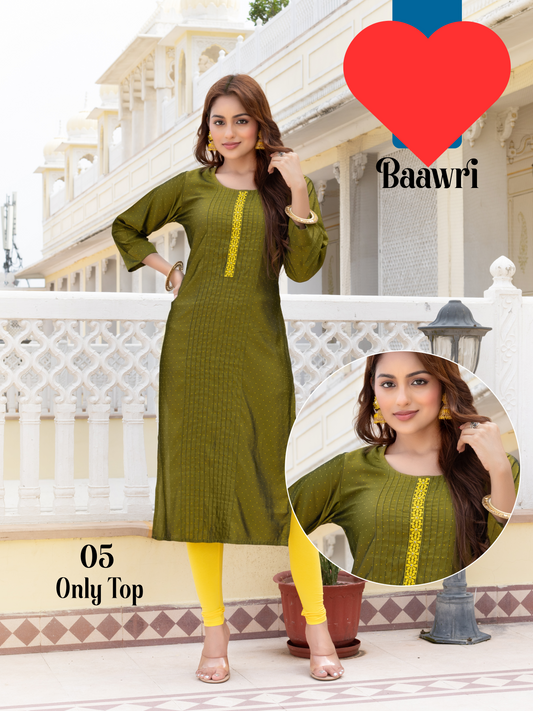 Olive Green Kurta