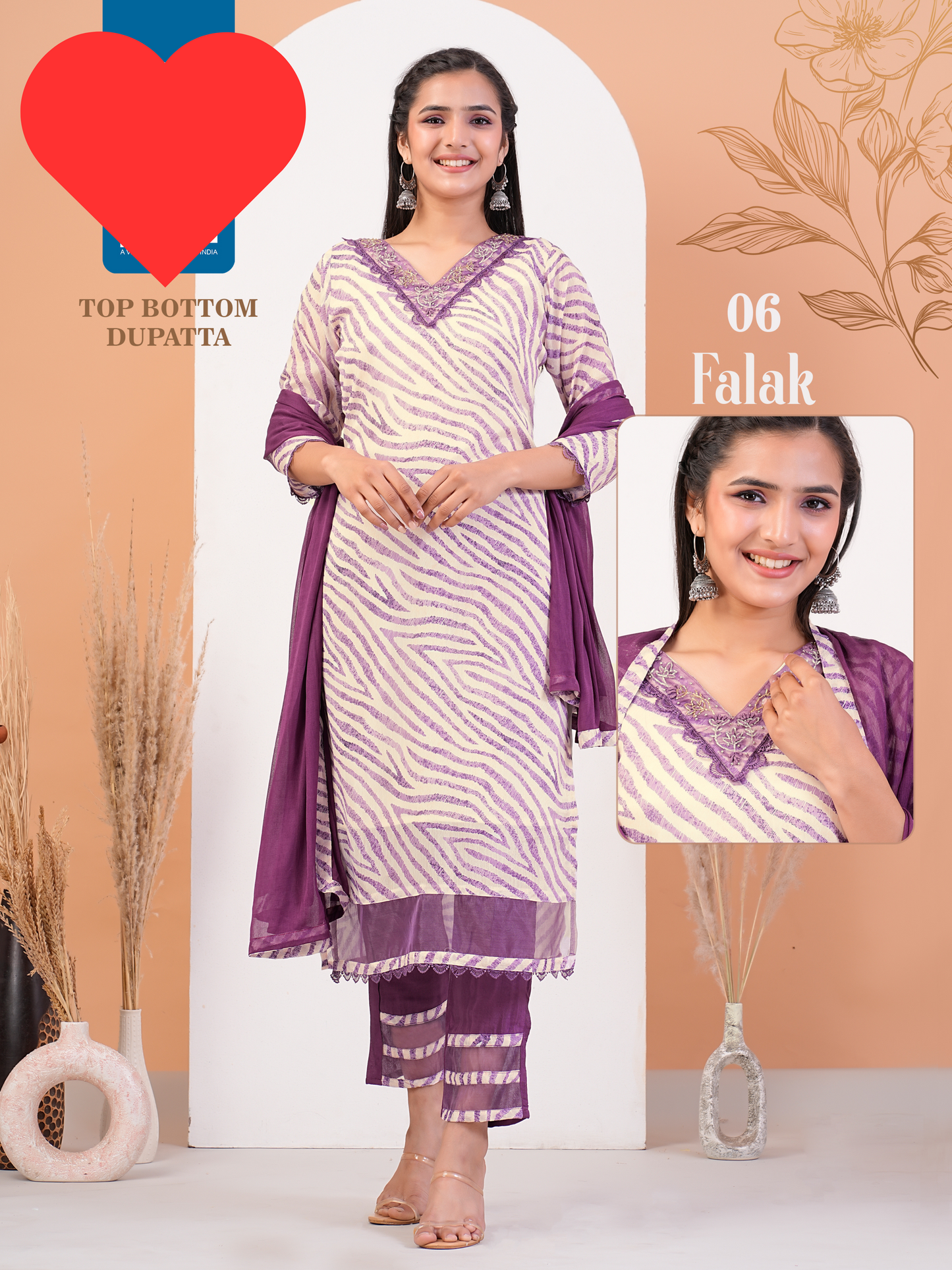 Light Purple Shalwar