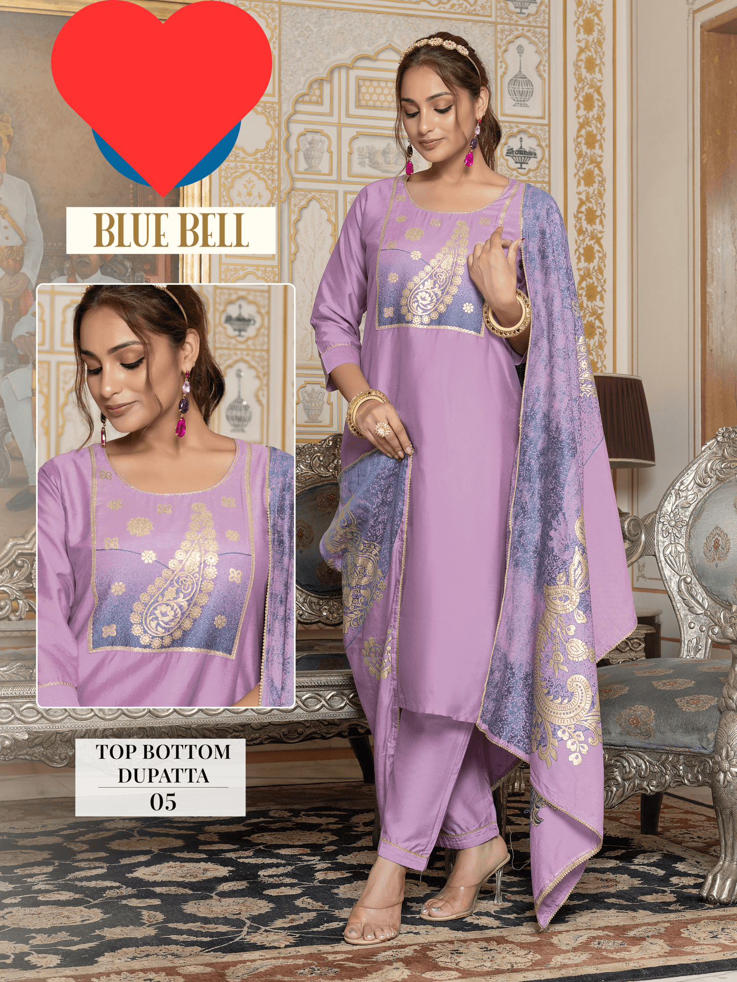 Light Purple Shalwar