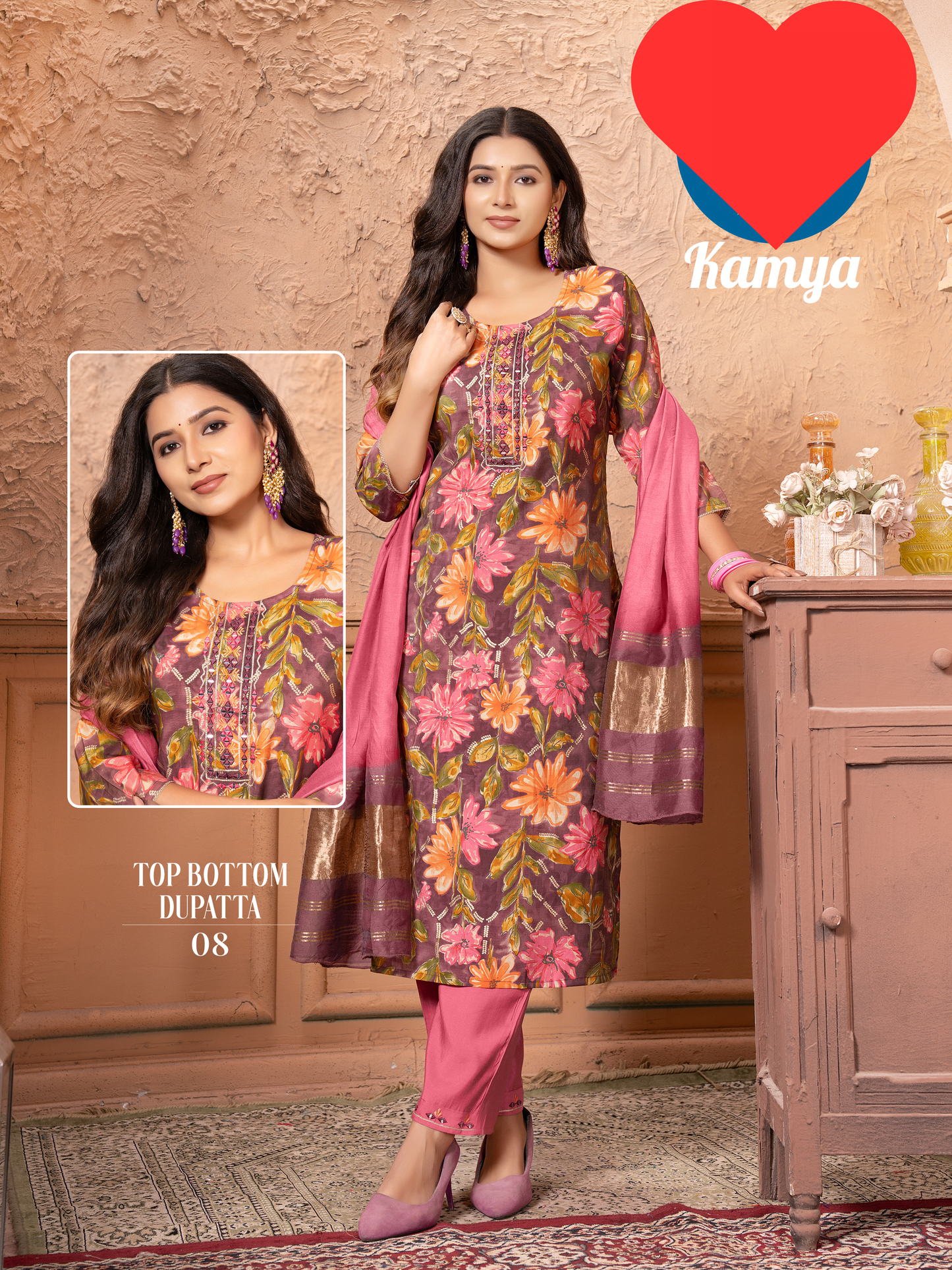 Sandal Floral Shalwar